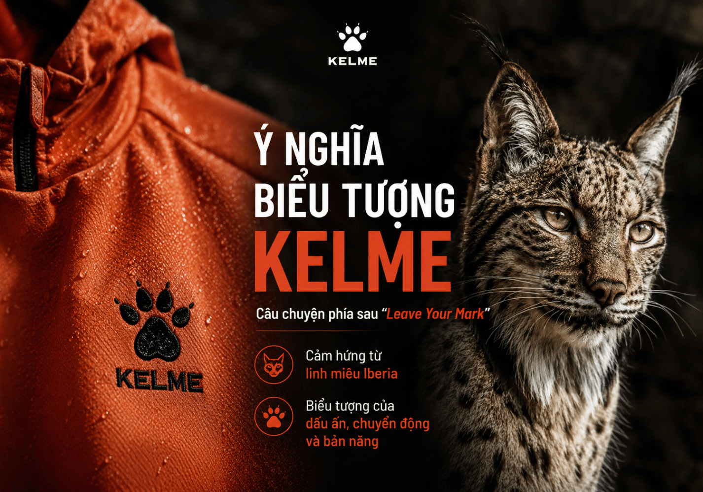 Ý nghĩa biểu tượng Kelme và câu chuyện phía sau “Leave Your Mark”