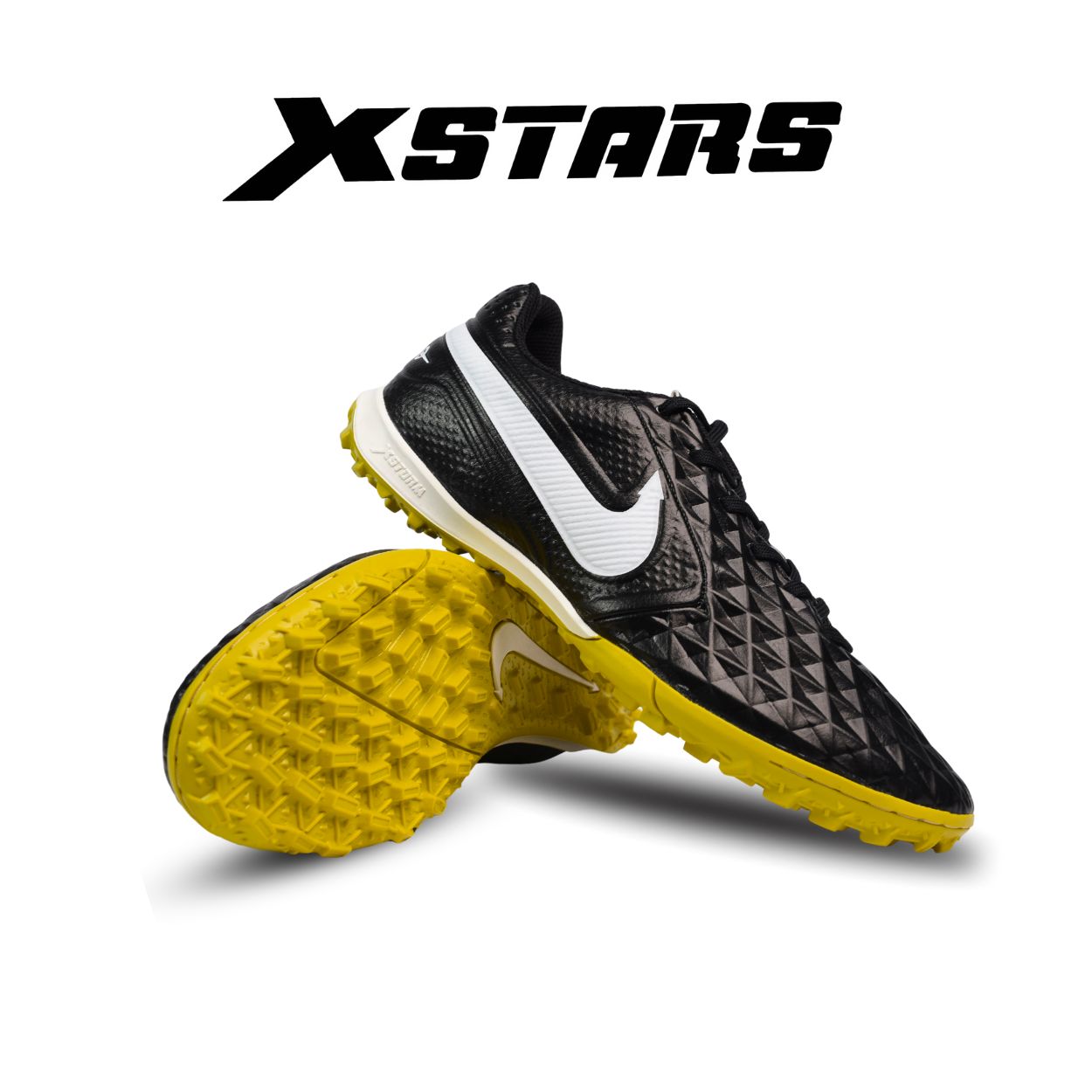 Giày đá bóng Xstars Timepo Đen Trắng