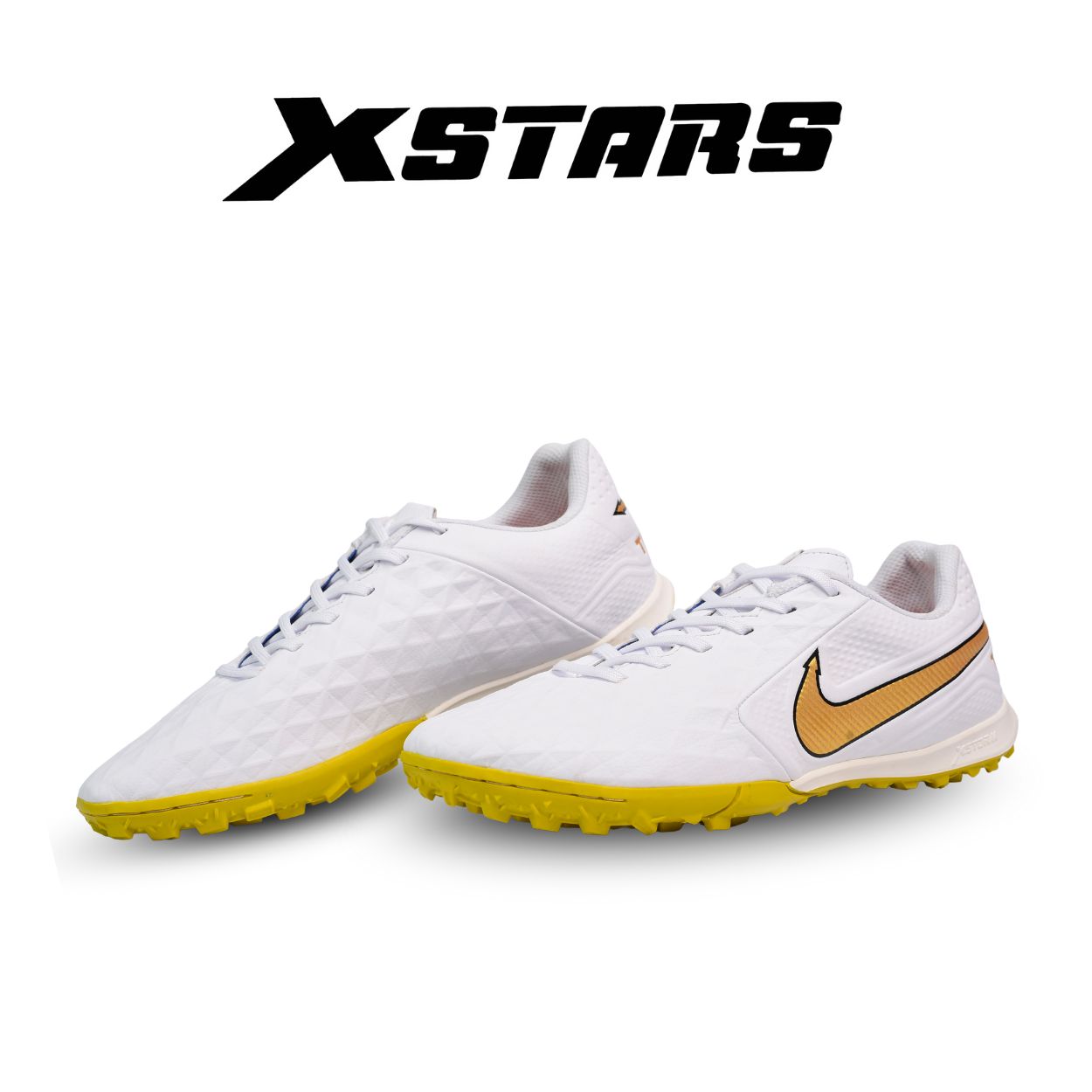 Giày đá bóng Timepo 8 Xstars Trắng Vàng (Sỉ)