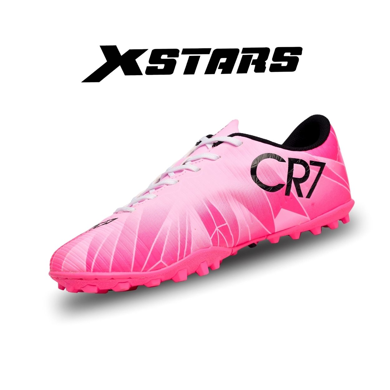 Sỉ giày đá bóng x-stars CR7 Hồng Trắng