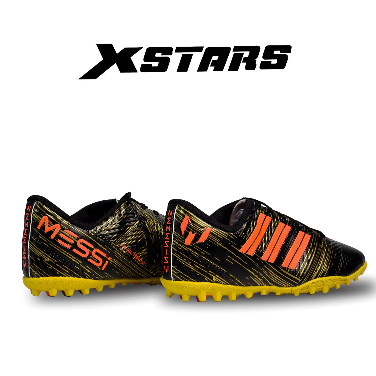Giày đá banh Messi X-Stars Đen Vàng