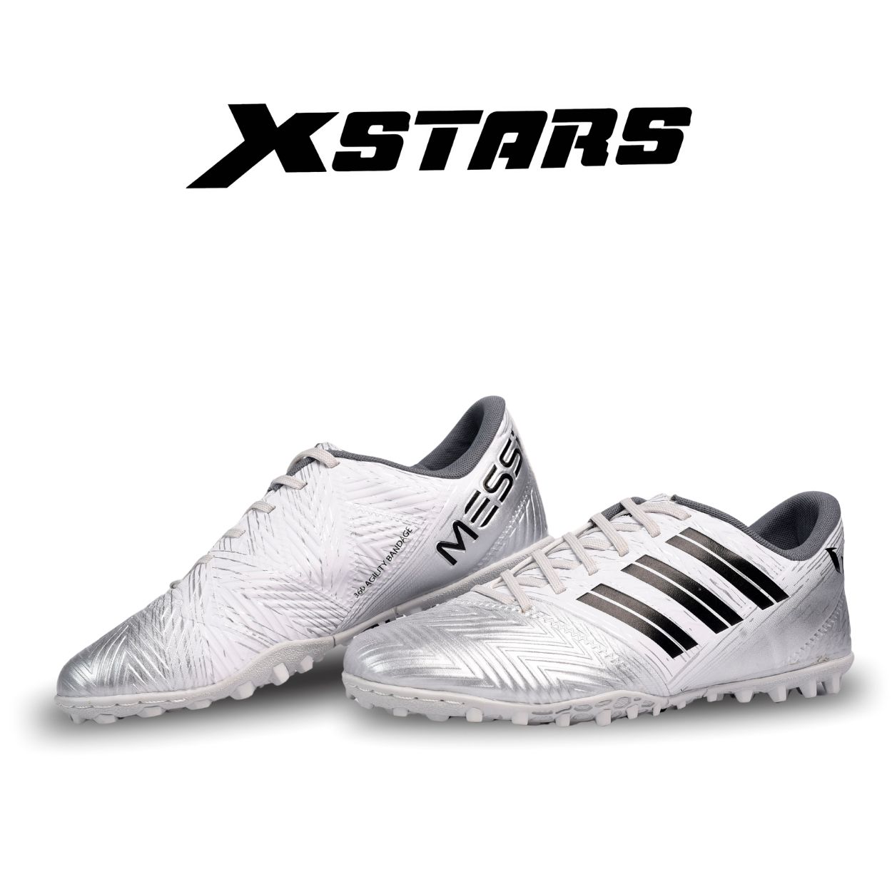 Giày đá bóng Messi Nemeziz màu bạc chính hãng XStars