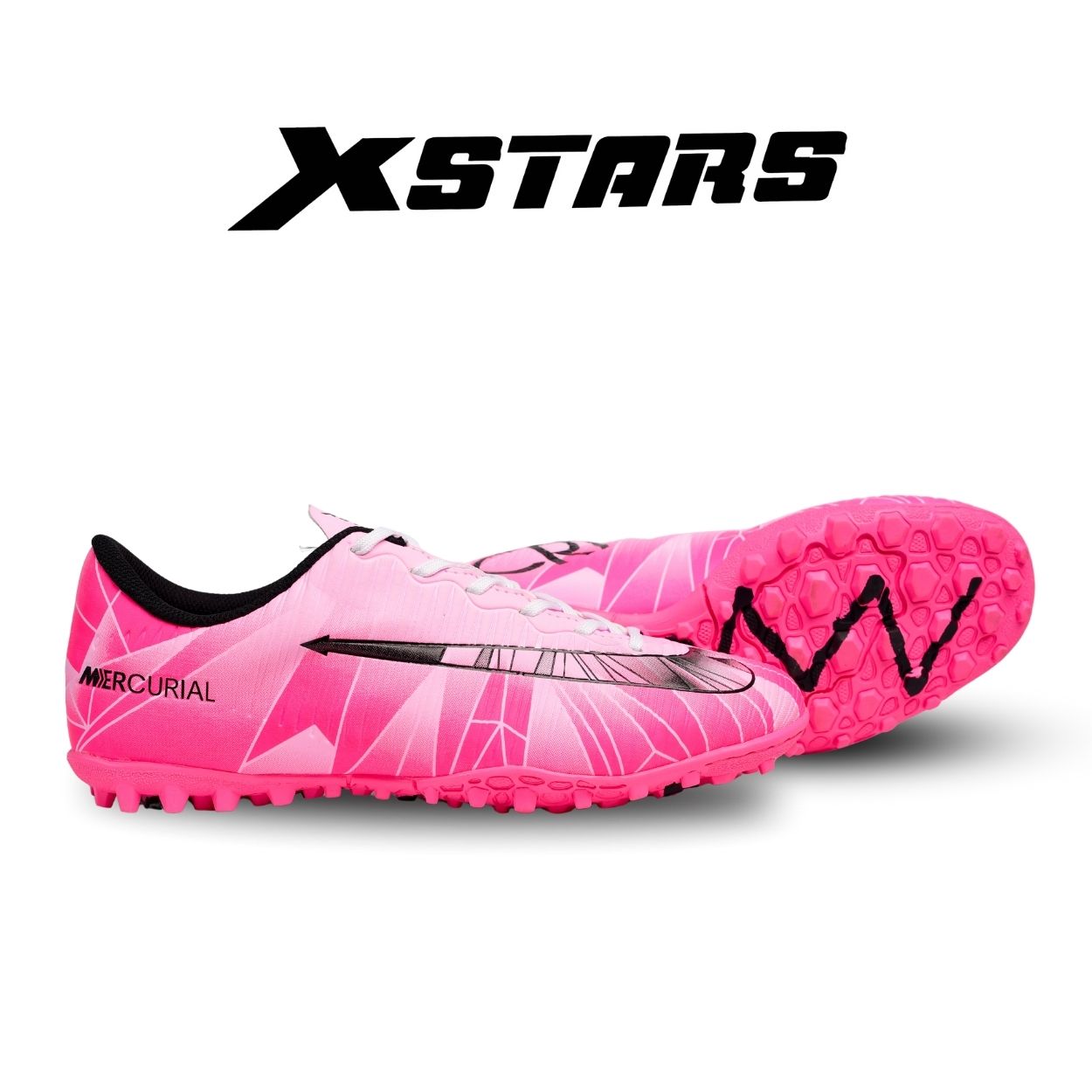 Sỉ giày đá bóng x-stars CR7 Hồng Trắng