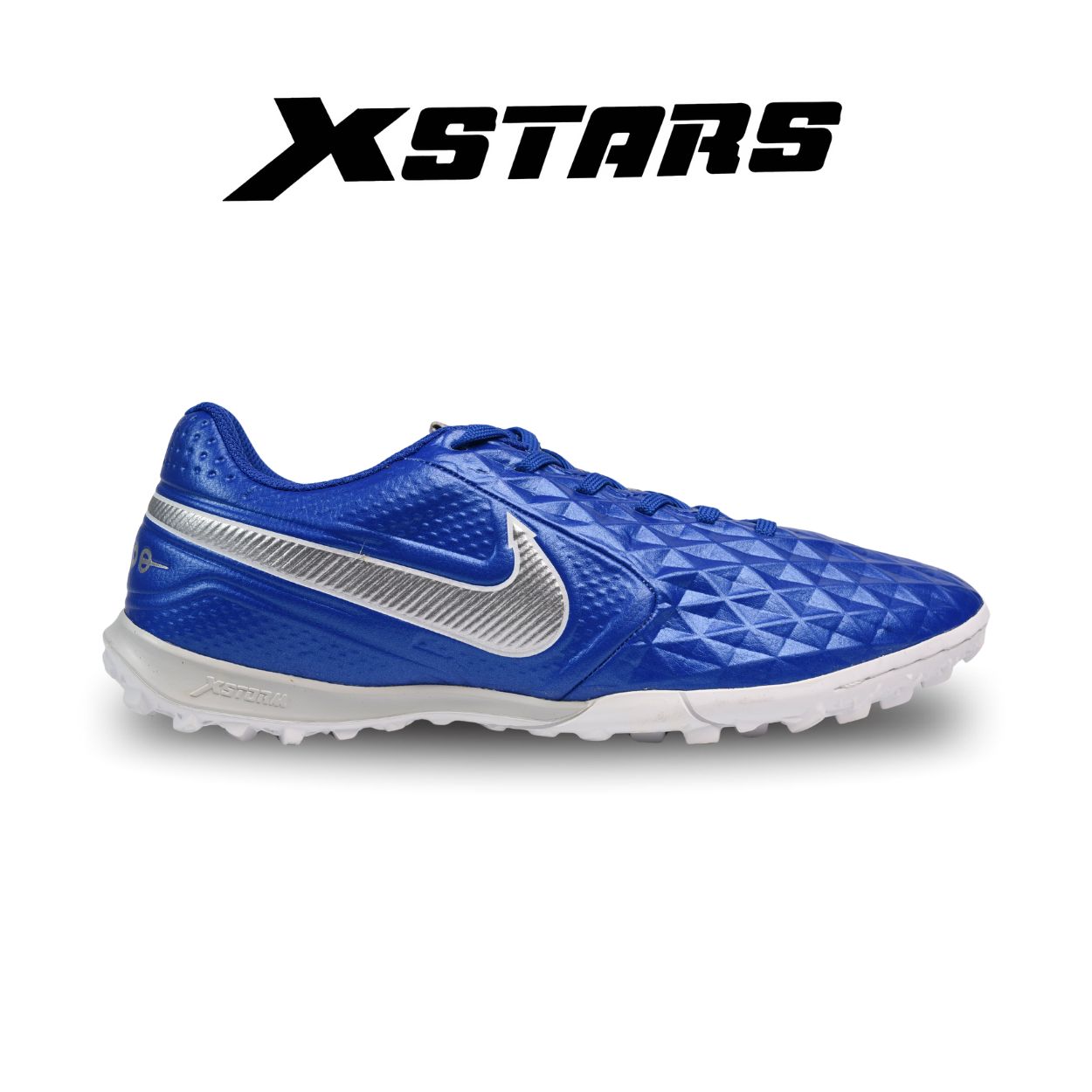 Giày đá bóng xstars Timepo 8 Xanh Bạc