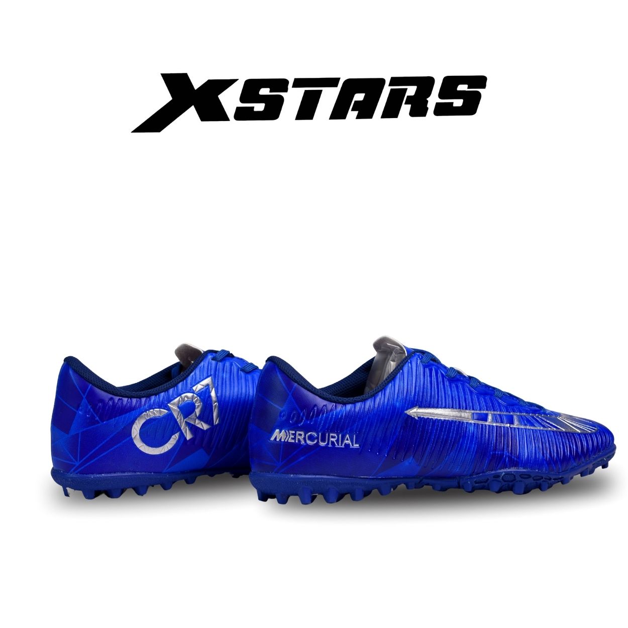 Sỉ giày đá banh cr7 xanh Blue Metallic