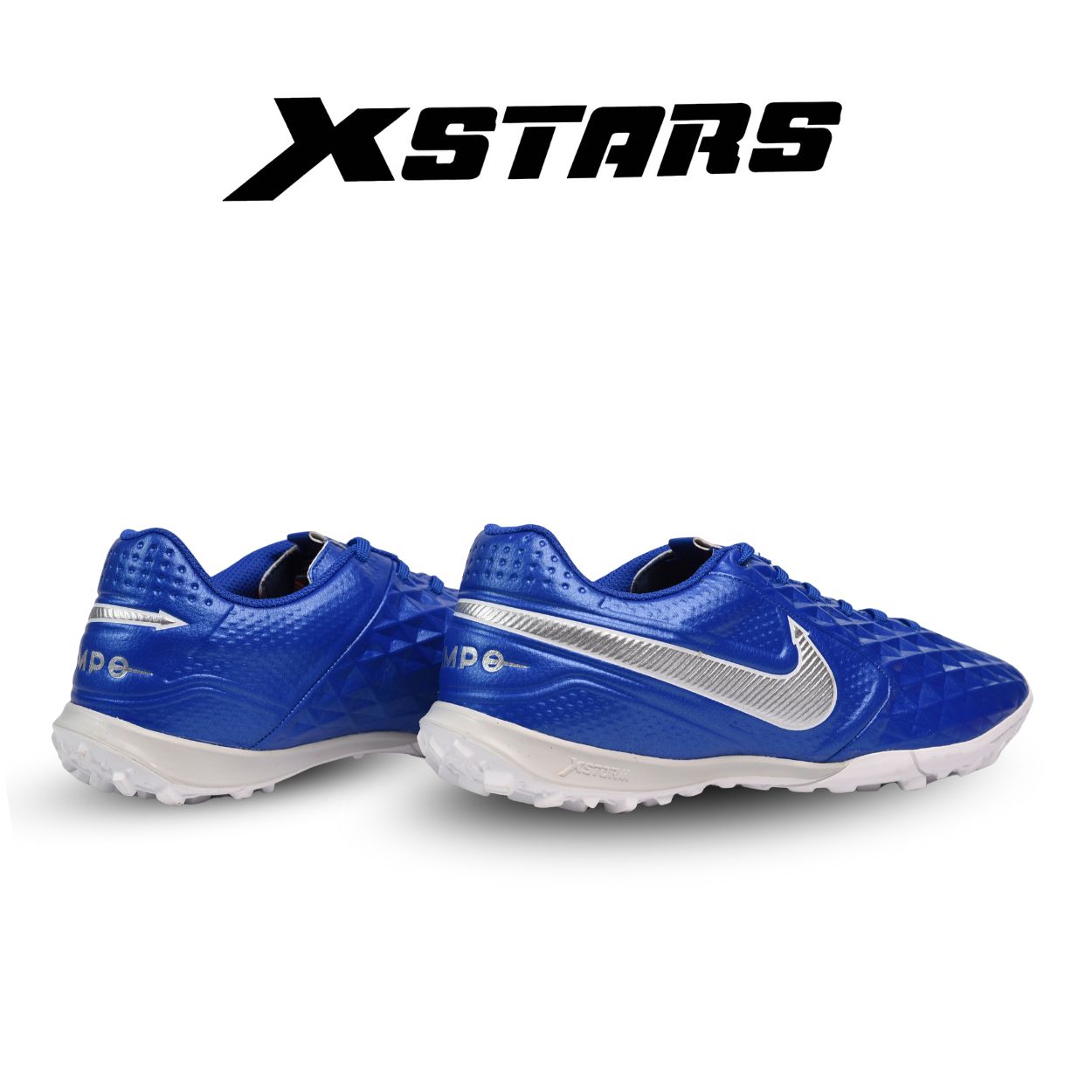 Giày đá bóng xstars Timepo 8 Xanh Bạc
