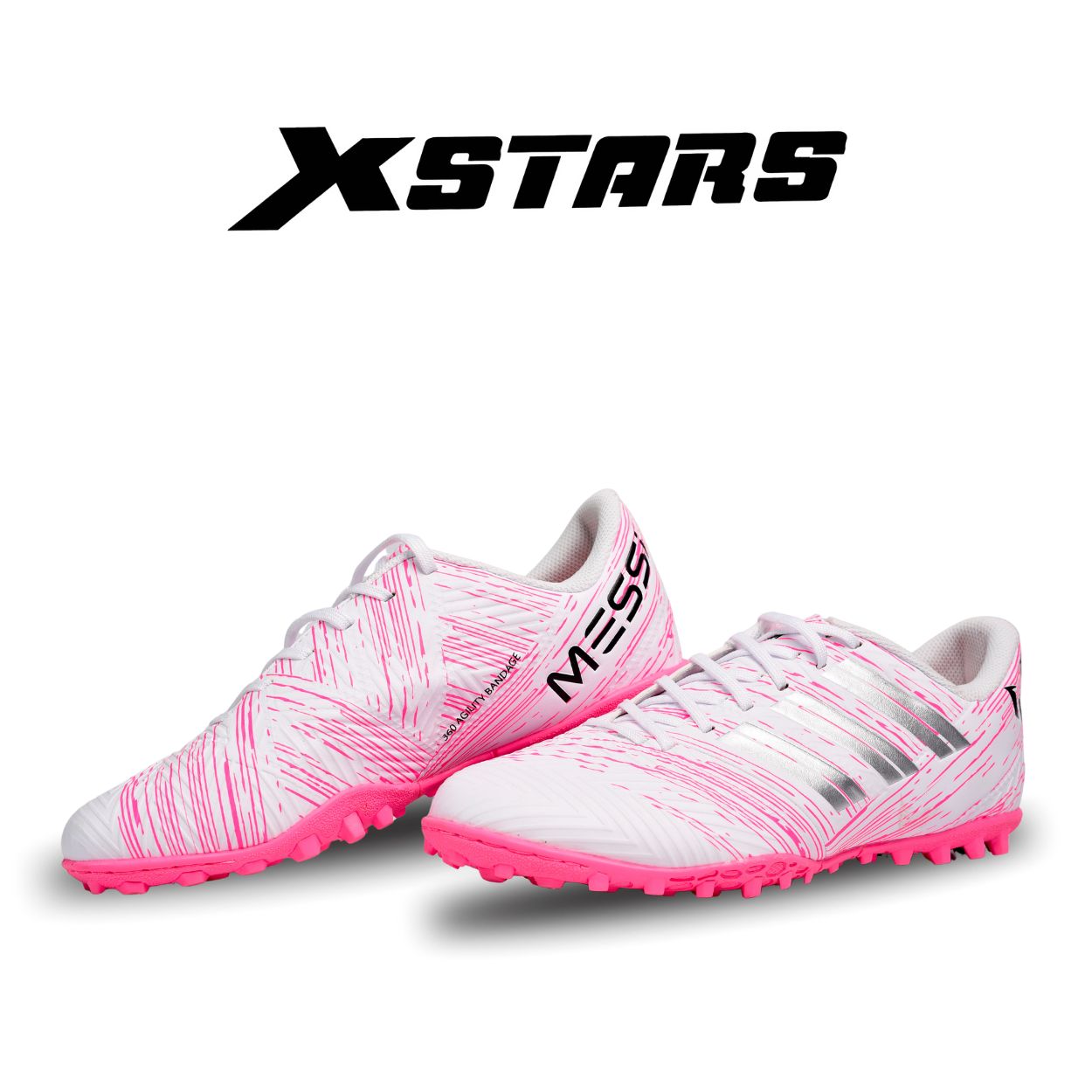 Giày đá banh Messi Nemeziz X-STARS MÀU HỒNG
