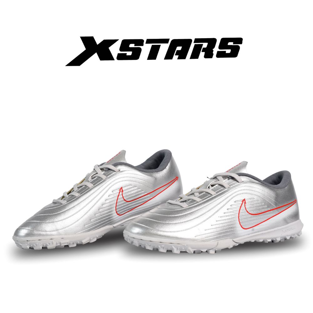 Giày đá banh trẻ em xstars timepo 2026 Bạc
