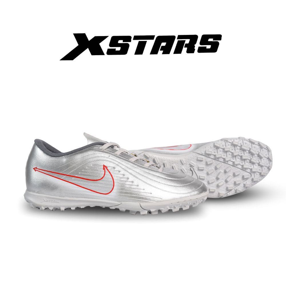 Giày đá banh trẻ em xstars timepo 2026 Bạc