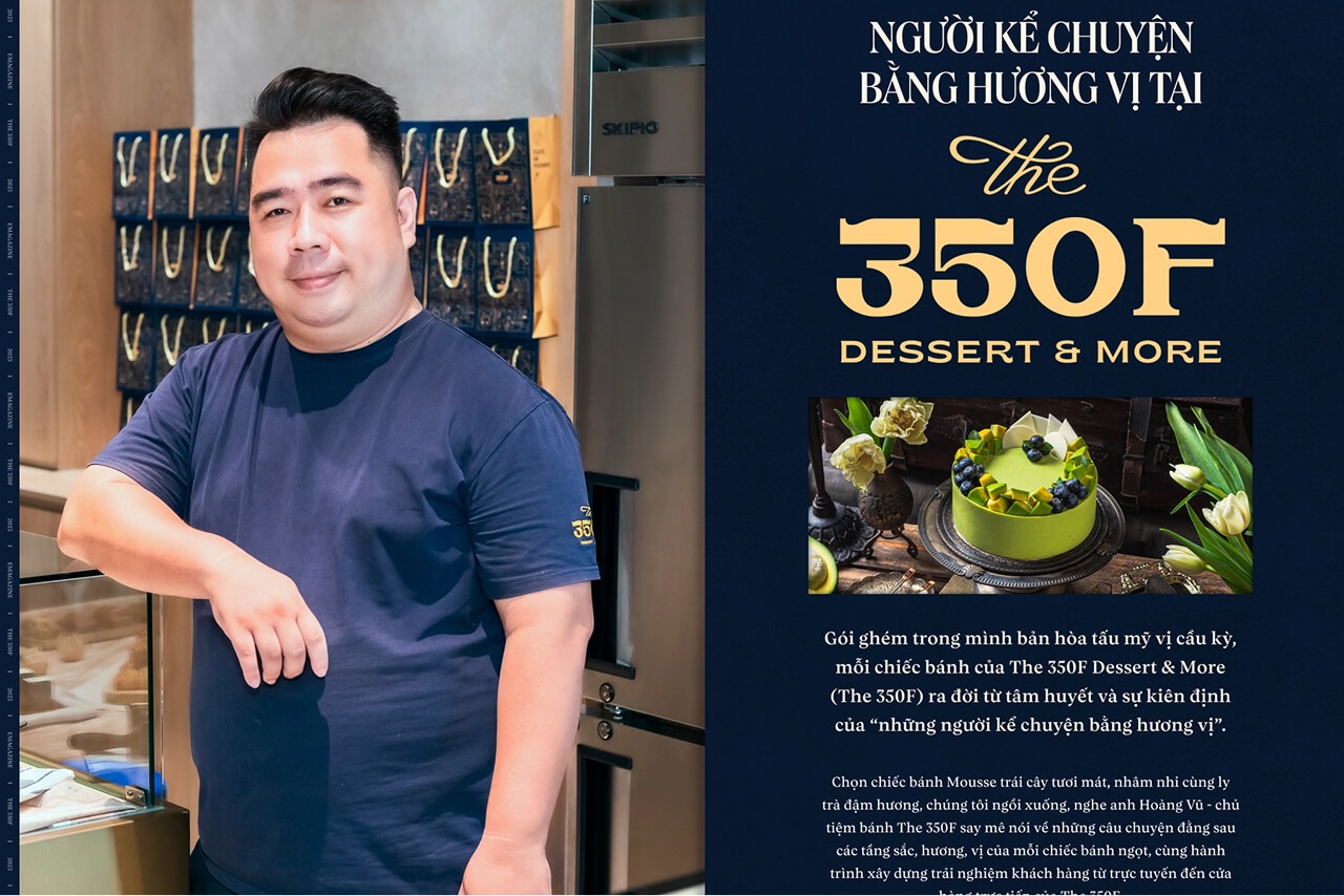 Người kể chuyện bằng hương vị tại The 350F