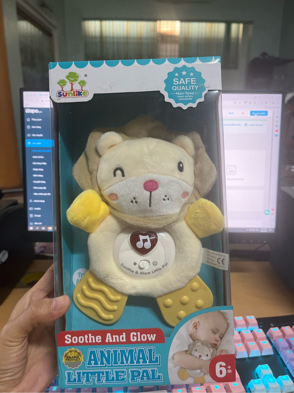 ĐCN - Sư tử nhồi bông phát nhạc mã SL88004