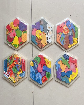 ĐCG - Ghép gỗ nổi hình lục giác mã MWT-6