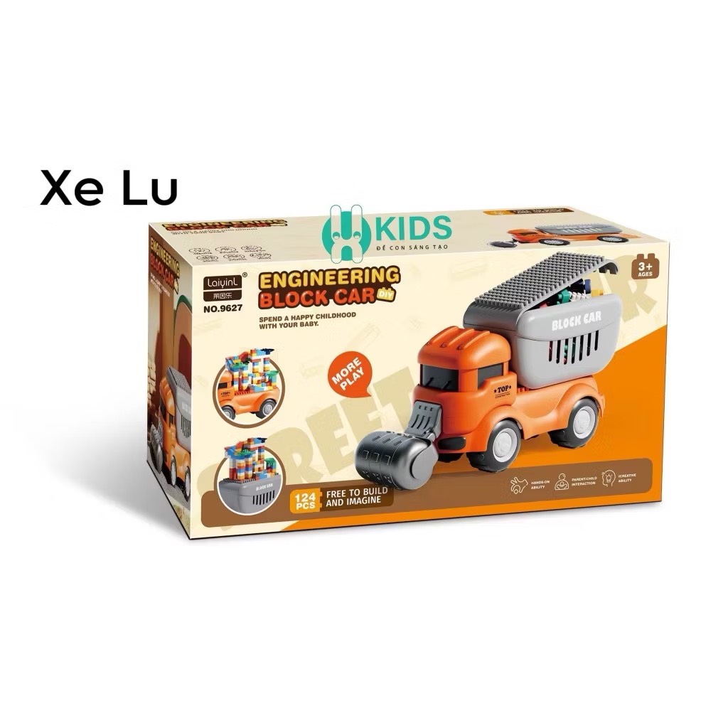 ĐCN - Xe Lu chở lego mã 9627