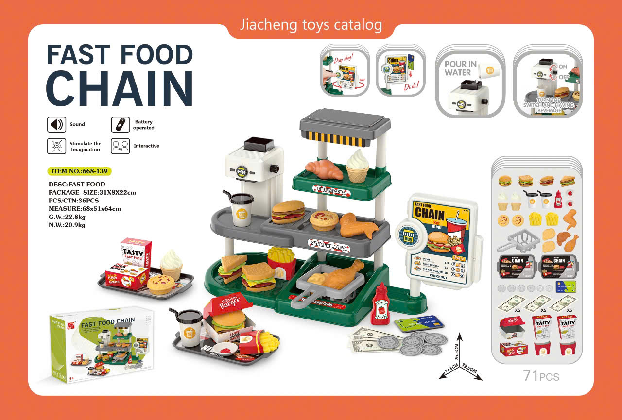 ĐCN - Quầy tính tiền đồ ăn nhanh mã 668-139