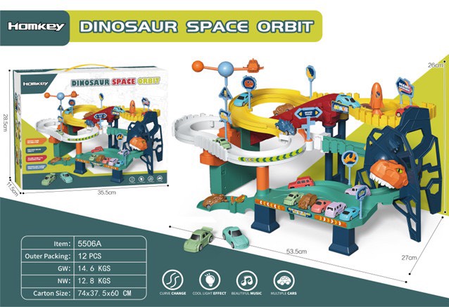 ĐCN - Hầm trượt không gian khủng long mã 5506A