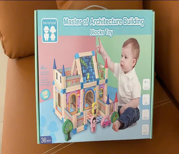 ĐCG - Mô hình nhà gỗ 3D