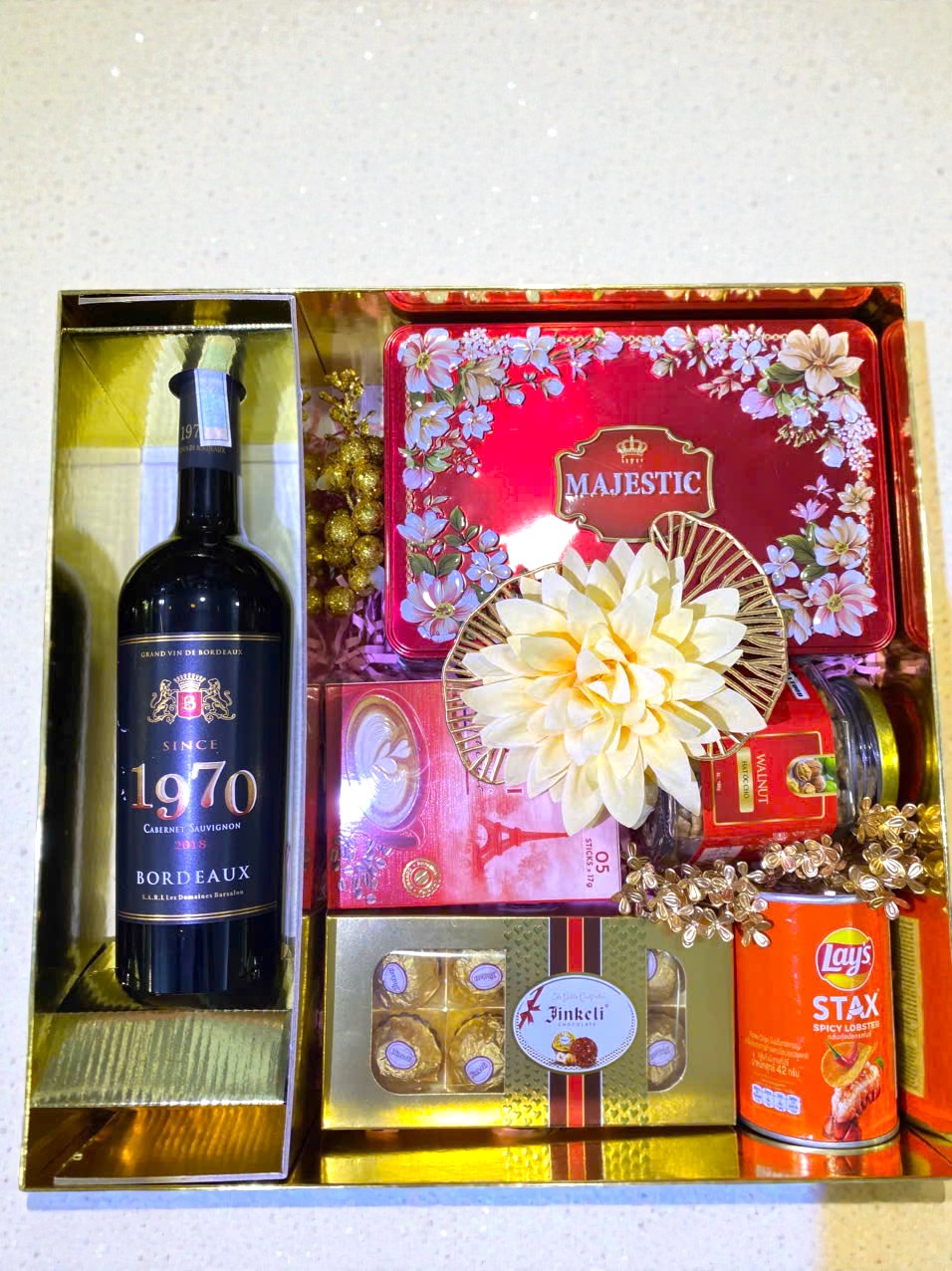 MẪU HỘP QUÀ TẾT DOANH NGHIỆP SIÊU SANG - QT08