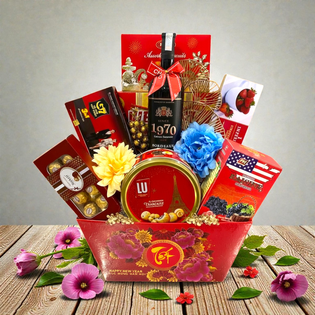 GIỎ QUÀ TẾT PHÚ QUÝ (QT01)
