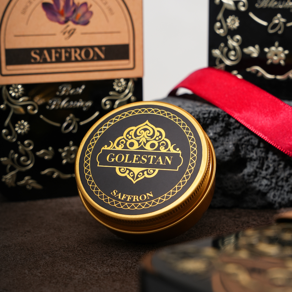 Hộp quà sang trọng Saffron cao cấp Iran