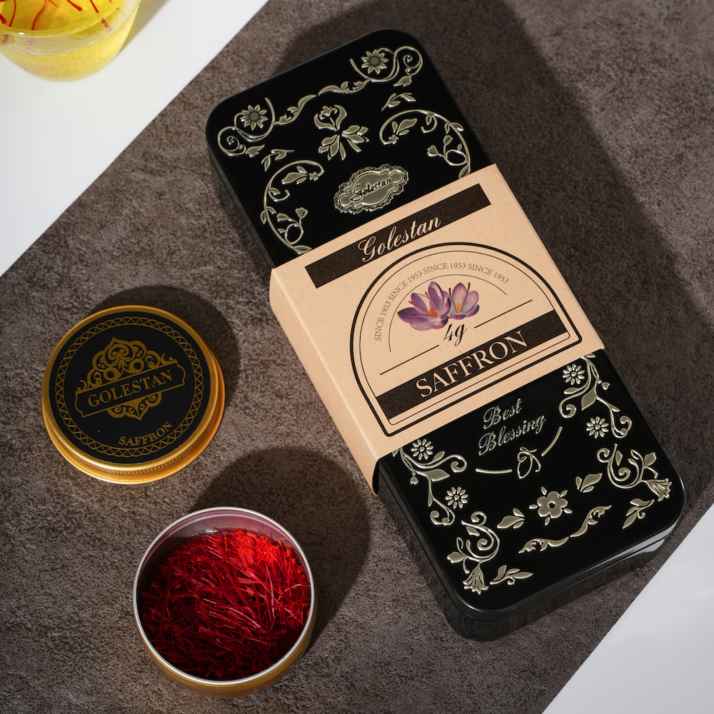 Hộp quà sang trọng Saffron cao cấp Iran