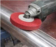 Nỉ đỏ đánh bóng inox sử dụng trên bề mặt inox