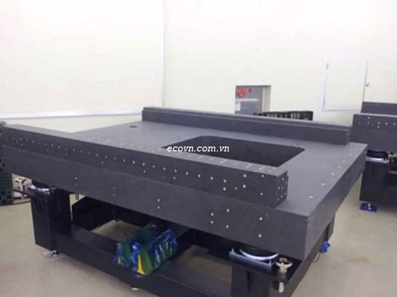 Bàn máp granite dùng cho phòng sạch có gì khác so với granite cơ khí thông thường?