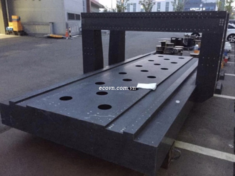 Quy trình kiểm tra và nghiệm thu Granite Machine Base trước khi lắp ráp máy