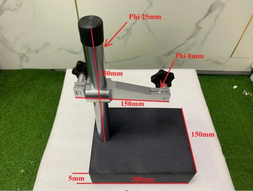 Đế granite gá đồng hồ so tại Hà Nội cho ngành cơ khí chính xác