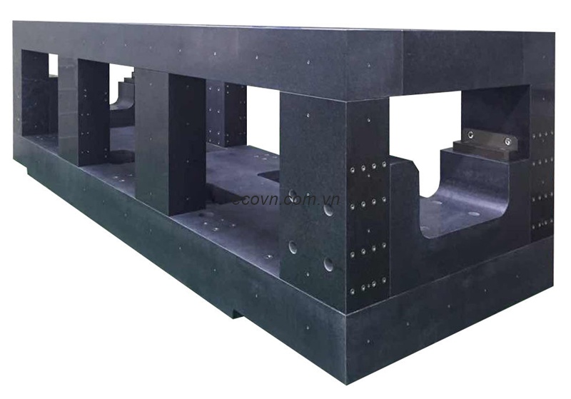 Granite Machine Base cho máy SPI – Nền tảng chính xác cho hệ thống kiểm tra kem hàn