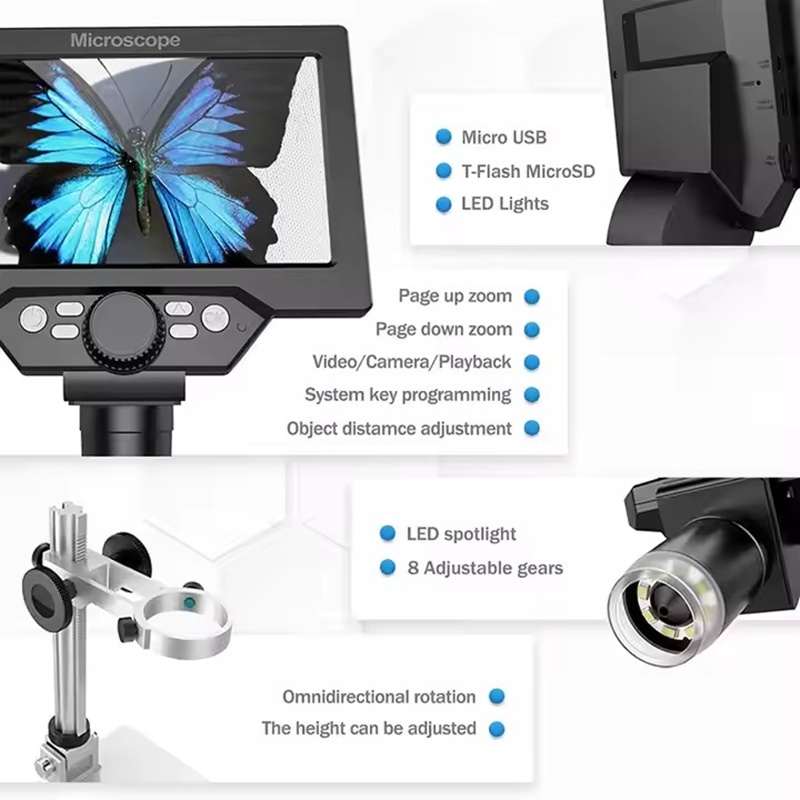 Kính hiển vi kỹ thuật số B1200 kiểm tra mối hàn PCB