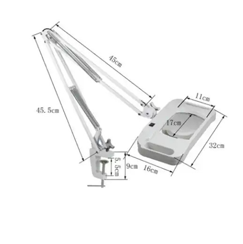 Kính lúp kẹp bàn LT86G gắn cố định bàn làm việc