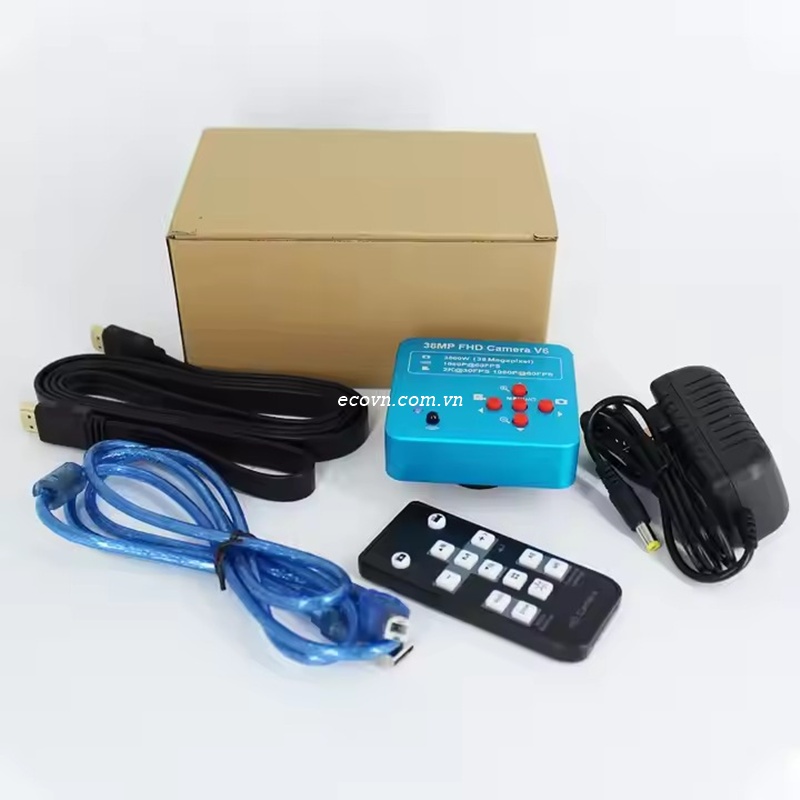 Camera kính hiển vi kỹ thuật số 38 MP – 1080P 60FPS | Quan sát siêu nét cho PCB & điện tử