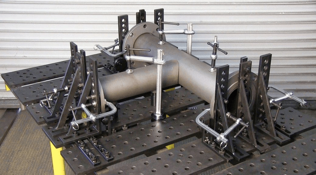 Bàn Hàn Thép 2D D16 Kích Thước 1200×2400 – Giải Pháp Gá Hàn Chuẩn Xưởng Cơ Khí