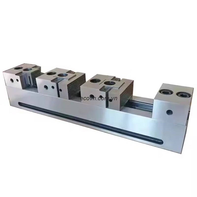 Ê tô cơ nhiều vị trí HT107-100×400 | Ê tô CNC kẹp nhiều phôi chính xác