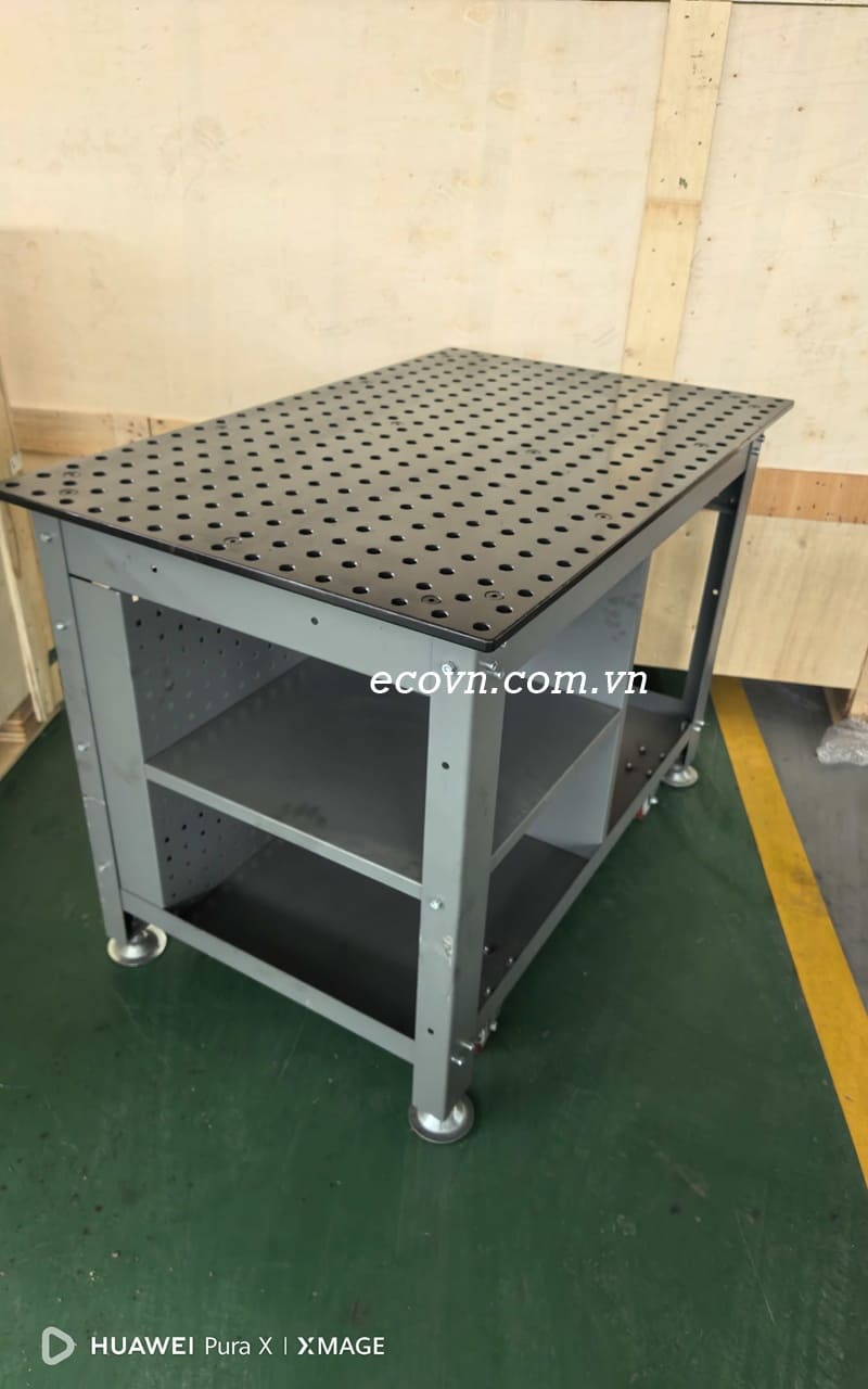 Bàn Hàn 2D Kích Thước 1000×1000 – Giải Pháp Gá Hàn Chuẩn Xưởng Cơ Khí
