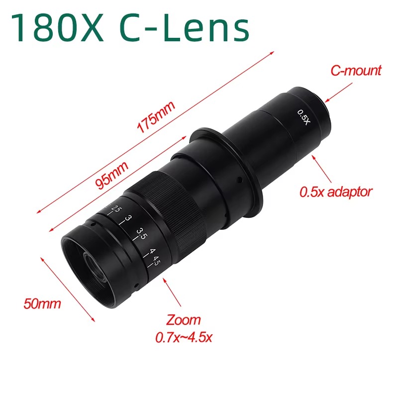 Camera kỹ thuật số 16MP ống lens 180x.
