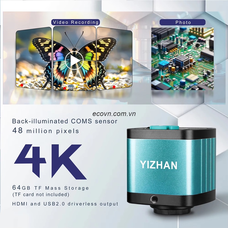 Camera kính hiển vi YIZHAN 4K HD 48MP