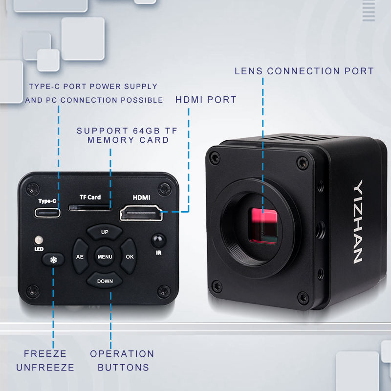 Kính hiển vi điện tử YIZHAN 4K 150X 8.29MP