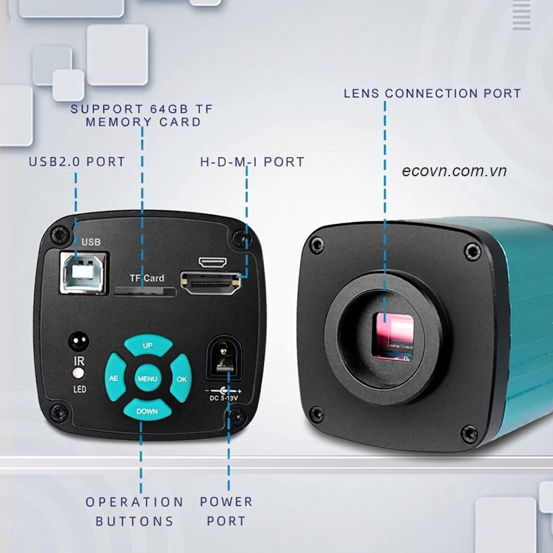Camera kính hiển vi YIZHAN 4K HD 48MP