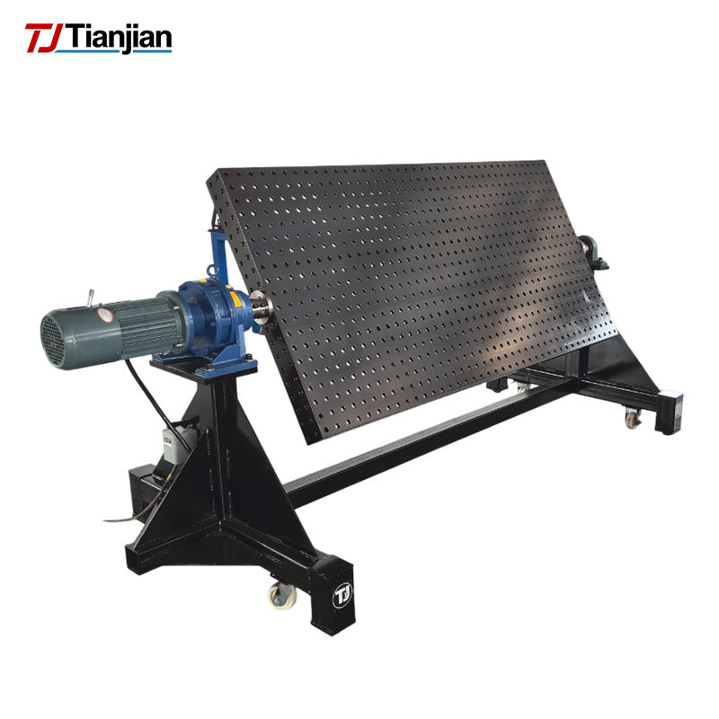 Bàn hàn xoay kích thước 1500x1000 chuyên dụng cho xưởng cơ khí