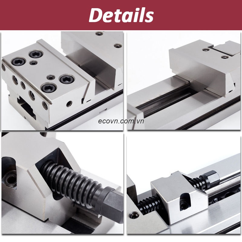 Ê tô GT300A-I – Ê tô mô-đun chính xác 300 mm cho gia công CNC tải trọng lớn