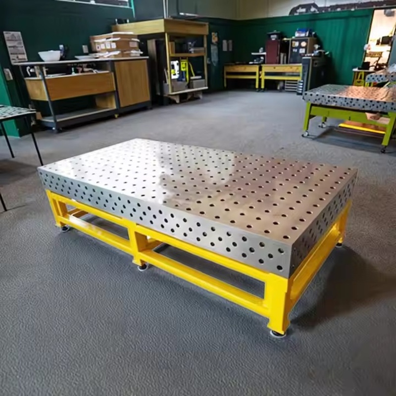 Bàn Gá Hàn Gang 3D D16 2000×1500mm Dùng Trong Cơ Khí Chính Xác