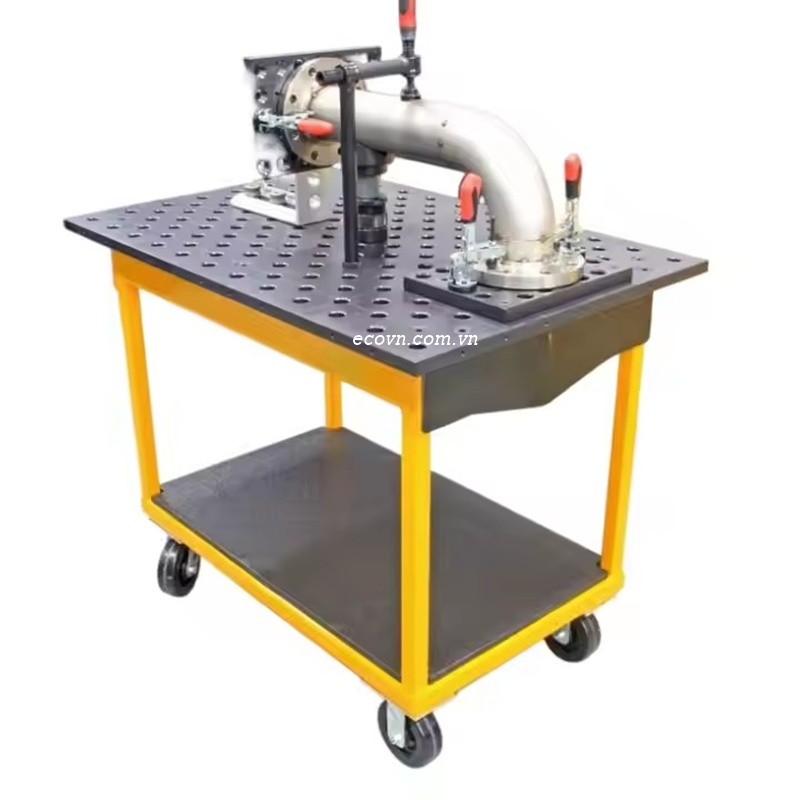 Bàn Hàn Thép 2D D28 1200×1200mm – Giải Pháp Gá Hàn Chuẩn Xưởng Cơ Khí