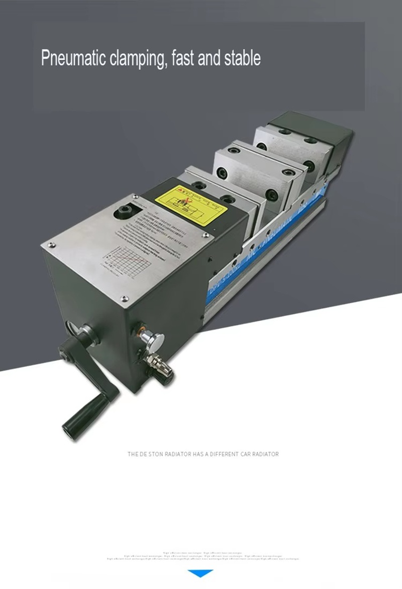 Ê tô khí nén kết hợp thủy lực, kẹp đôi DPV-6-125x2.