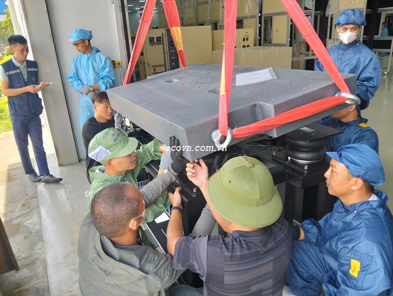 Bàn đá granite gia công lỗ, ren, rãnh – Giải pháp tối ưu cho lắp máy & đồ gá