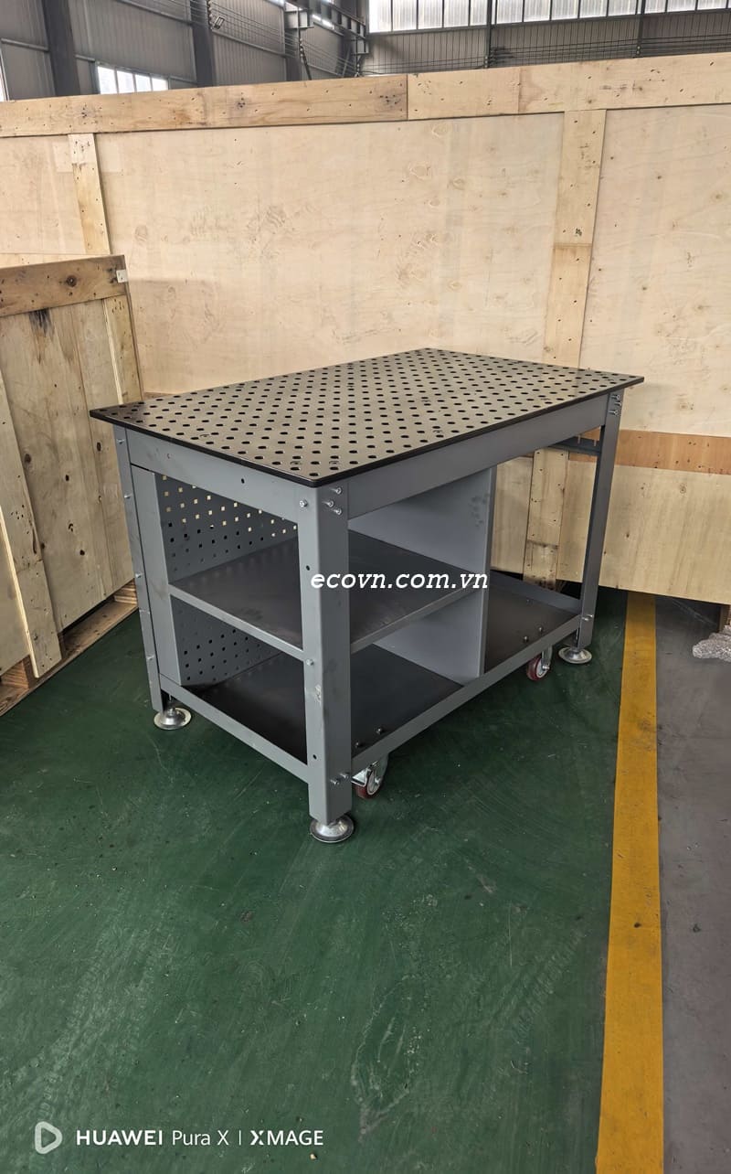 Bàn Hàn 2D Kích Thước 1200×1200 – Giải Pháp Gá Hàn Chuẩn Xưởng Cơ Khí