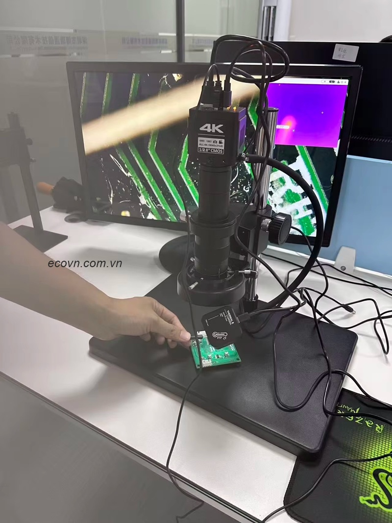 Camera kính hiển vi YIZHAN 4K có đèn LED