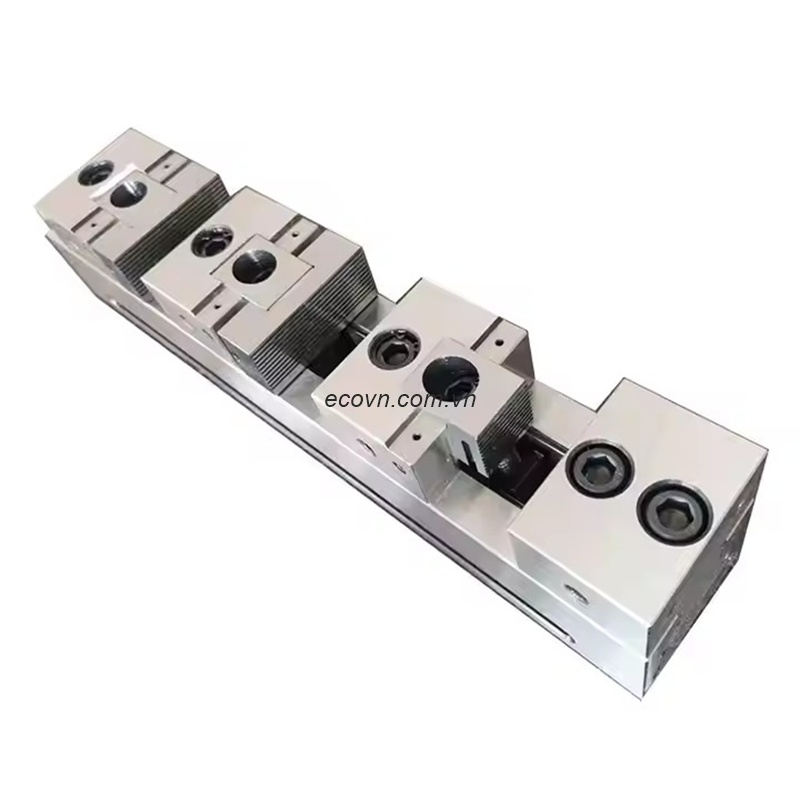 Ê tô cơ nhiều vị trí HT107-75×700 | Ê tô CNC kẹp nhiều phôi hiệu quả.