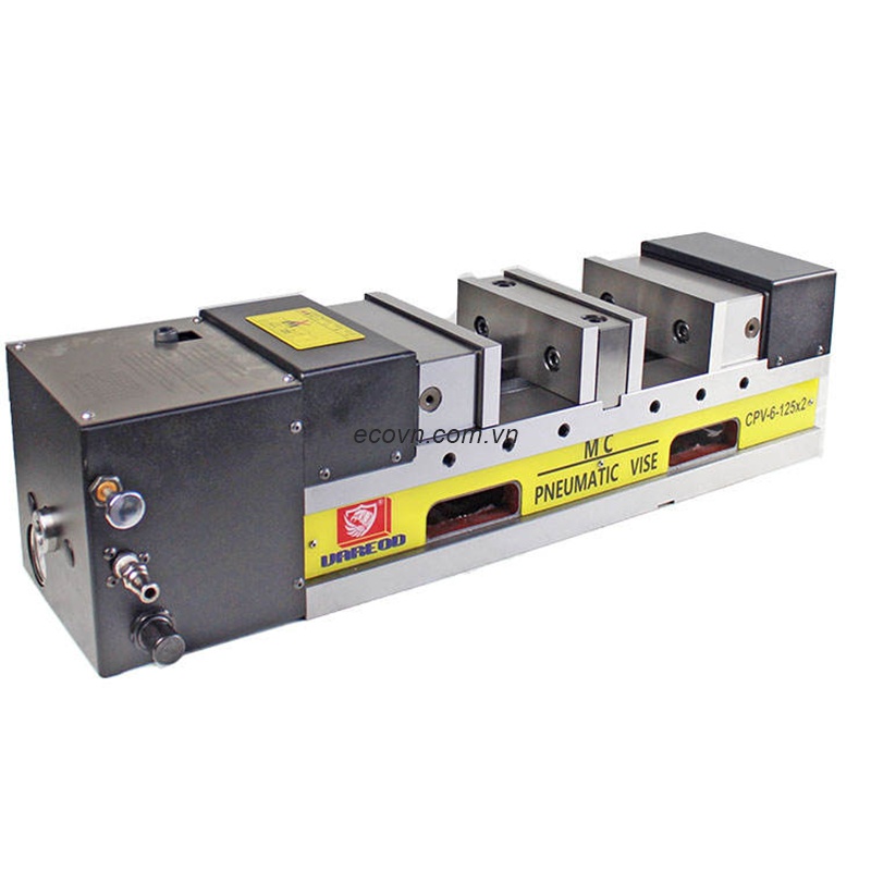 Ê tô khí nén CPV-4-80×2 | Ê tô CNC kẹp đôi 4.000kg