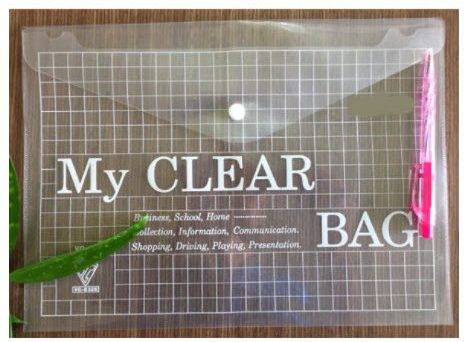 Bìa 1 nút My Clear A4 VC Xấp/12 cái (T/1.200)